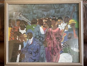 SELTEN 1995 Essence Music Fest gerahmtes Poster - "Music Indulgence" von Willie Torbert - Bild 1 von 8