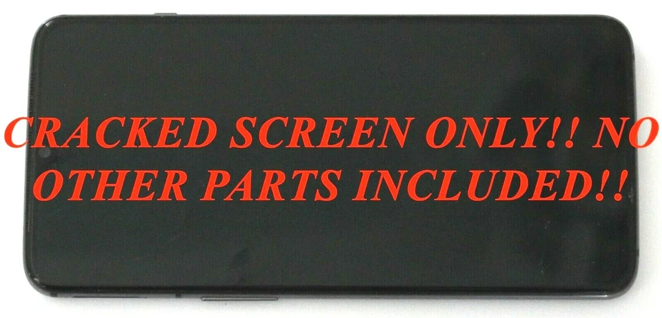 OEM ONEPLUS 7 GM1900 REPUESTO ~ LCD DE TRABAJO ~ DIGITALIZADOR AGRIETADO ~ MARCO Foto 1 de 3
