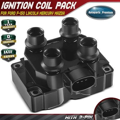 Ignition Coil for Ford F-150 F-250 1997-1999 Explorer Thunderbird Lincoln Mazda - Image 1 of 4