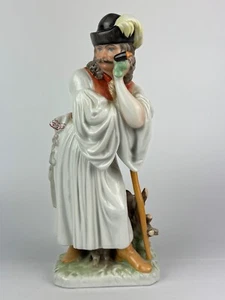 VINTAGE 12” HEREND PORCELAIN Resting Sheppard w/ Pipe #5427 FIGURINE - PERFECT - Picture 1 of 4