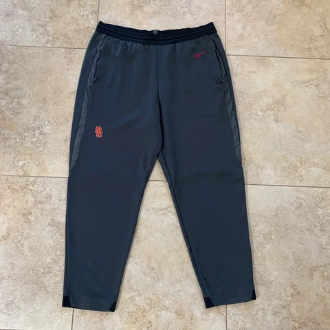 NIKE Sweatpants Jogger Mens 2XL XXL Pants USC TROJANS Vented 2 Pocket 927595-060 Cover
