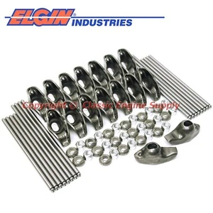 Nuevo brazo basculante y juego de varilla de empuje de 5/16" Chevy bb 454 427 402 396 1966 - Imagen 1 de 1