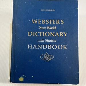 Websters Neue Welt Wörterbuch mit Schülerhandbuch Vintage Lehrbuch kurze Ausgabe - Bild 1 von 15