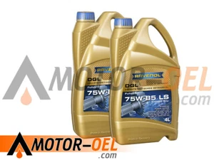 8 (2x4) Liter RAVENOL DGL SAE 75W-85 GL-5 LS, Getriebeöl Made in Germany - Bild 1 von 2