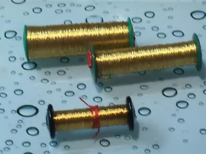 STICKGESPINST LEONISCHES GESPINST SILBER-VERGOLDET GOLDDRAHT SILBER-VERGOLDET - Bild 1 von 9