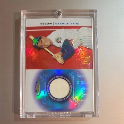 2003 Finest Uniform Relics #WM Willie Mays - Image 1 of 2