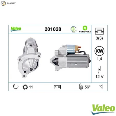 STARTER 201028 FOR PEUGEOT PARTNER/PATAGONICA/URBANA/MPV/ESCAPADE/FURGON/Box - Image 1 of 4