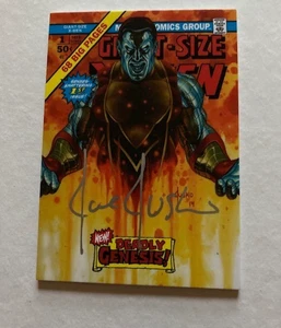 2016 Marvel Masterpieces What if? Autograph #74 Colossus 10/10 NM/M Omega - Picture 1 of 3