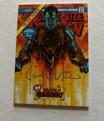 2016 Marvel Masterpieces What if? Autograph #74 Colossus 10/10 NM/M Omega - Image 1 of 3