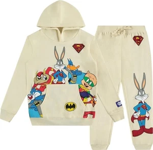 DC Comics Boys Pullover Hoodie and Jogger Sweatpants Set, Superman & Batman... - Picture 1 of 19