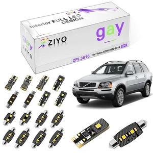 LED Interior Light Kit for Volvo XC90 2002-2014 + License Plate Light Bulbs - Picture 1 of 9