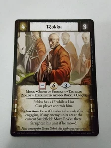 Rokku Experienced - Embers Of War - Legend of the Five Rings CCG L5R Rare LP - Picture 1 of 2