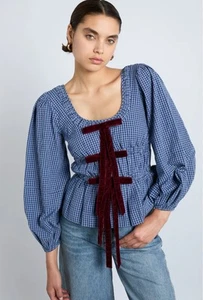 Damson Madder Dakota Gingham Blouse 12 (C2) - Picture 1 of 5