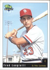 1991 St. Petersburg Cardinals Classic/Best #16 Fred Langiotti