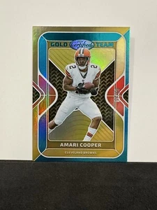 2024 Panini Certified Amari Cooper Teal /50 #GT-ACR Gold Team - Picture 1 of 3