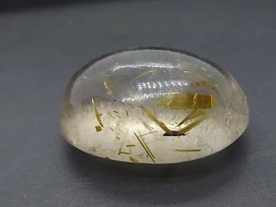 Gigantic 118 CTS Natural Golden Rutile Quartz Gemstone- Loose Rutilated Quartz - Image 1 of 4
