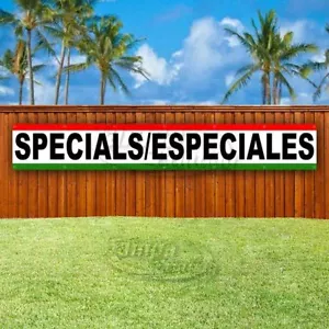 SPECIALS ESPACIALES Pubblicità Vinile Bandiera Bandiera Insegna GRANDE ENORME XXL RIVENDITORE - Foto 1 di 6