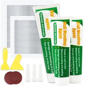 Drywall Repair Kit, Spackle Wall Repair Patch Kit, 6 In,8 in Wall Mending Agent - Picture 1 of 12
