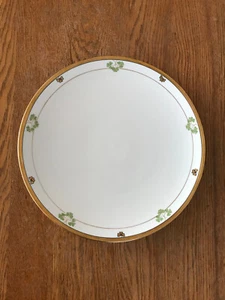 Antique 1912-18 W A Pickard Hand Painted China 12" Platter Shamrock Art Nouveau - Picture 1 of 5