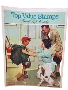 Vintage 1968 Top Value Stamps Family Gift Catalog, Norman Rockwell Cover, EUC - Picture 1 of 19