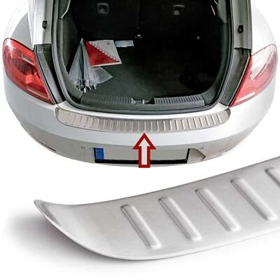 Protector de borde de carga acero inoxidable mate adecuado para VW BEETLE, 5C | 2011-2019 - Imagen 1 de 4