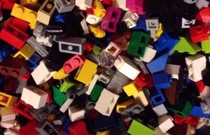 // 500 Random LEGO Small Parts & Pieces ! MIX Colors ! / Grab Bag Lot / 1x1, 1x2 - Picture 1 of 1