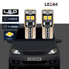 LED still light white set night lights, canbus for Mercedes Class A w168 W169