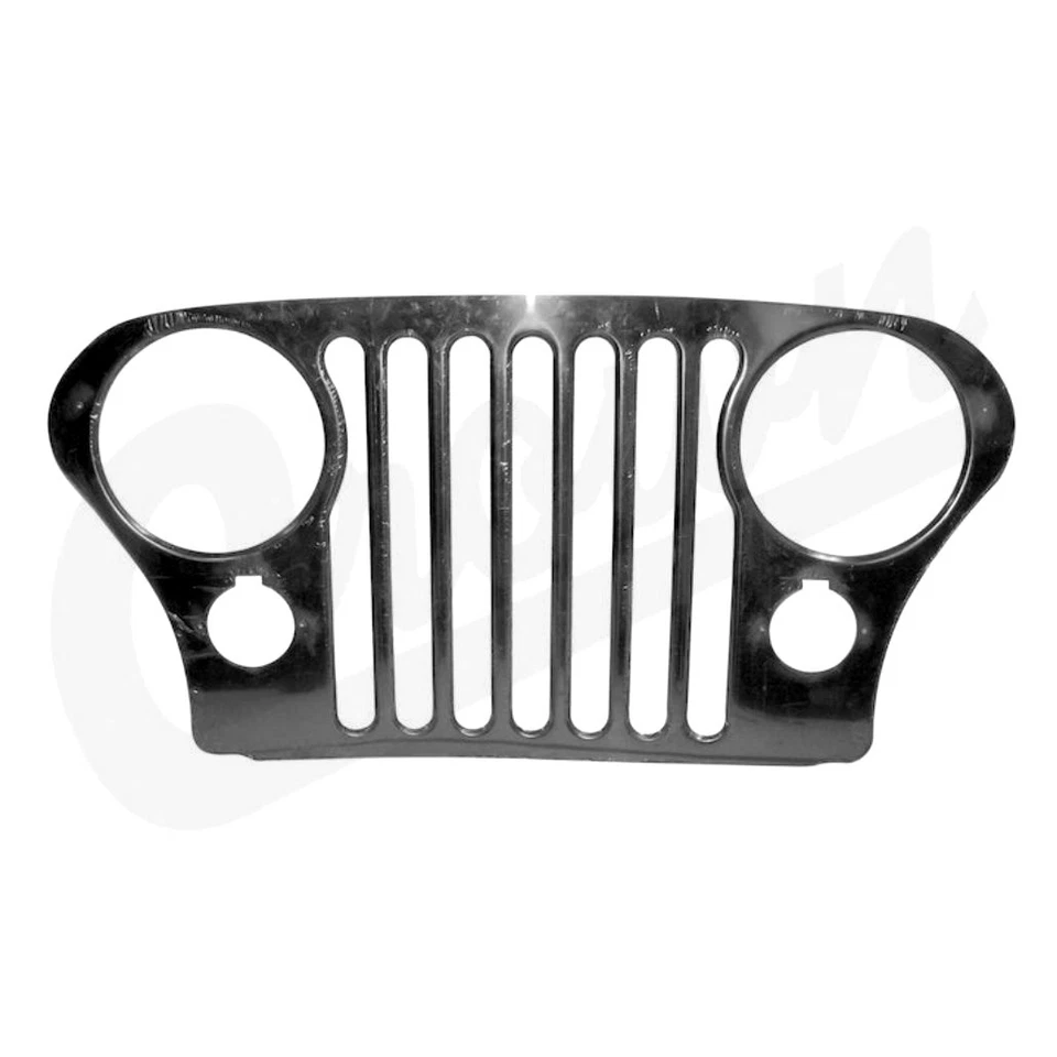 Rejilla superpuesta de acero inoxidable para Jeep CJ5 CJ7 CJ8 1972-1986 Rough Trail RT34086 Foto 1 de 1