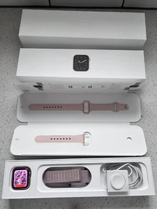 RELOJ APPLE SERIE 5 GPS, CAJA ORO ROSA 40MM, CORREA DEPORTIVA ROSA + CORREA ELÁSTICA - Imagen 1 de 12