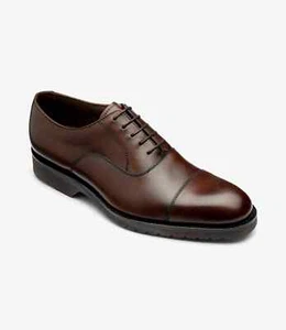 Hitchcock Dark Brown Leather Toe-Cap Shoe by Loake(F Fit) only £229 - made in UK - Picture 1 of 4
