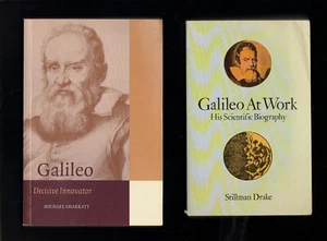 2 GALILEO BIOGRAPHIES-Sharratt/Drake-Astronomy/Physics/Inquisition/PB/Like New/ - Picture 1 of 2