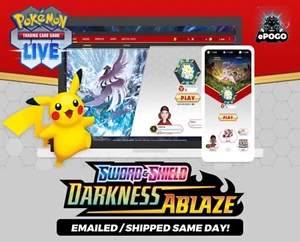 50 Darkness Ablaze Pokémon JCC Live Online Códigos QR Oficiales | ENVIADOS EL MISMO DÍA - Imagen 1 de 2