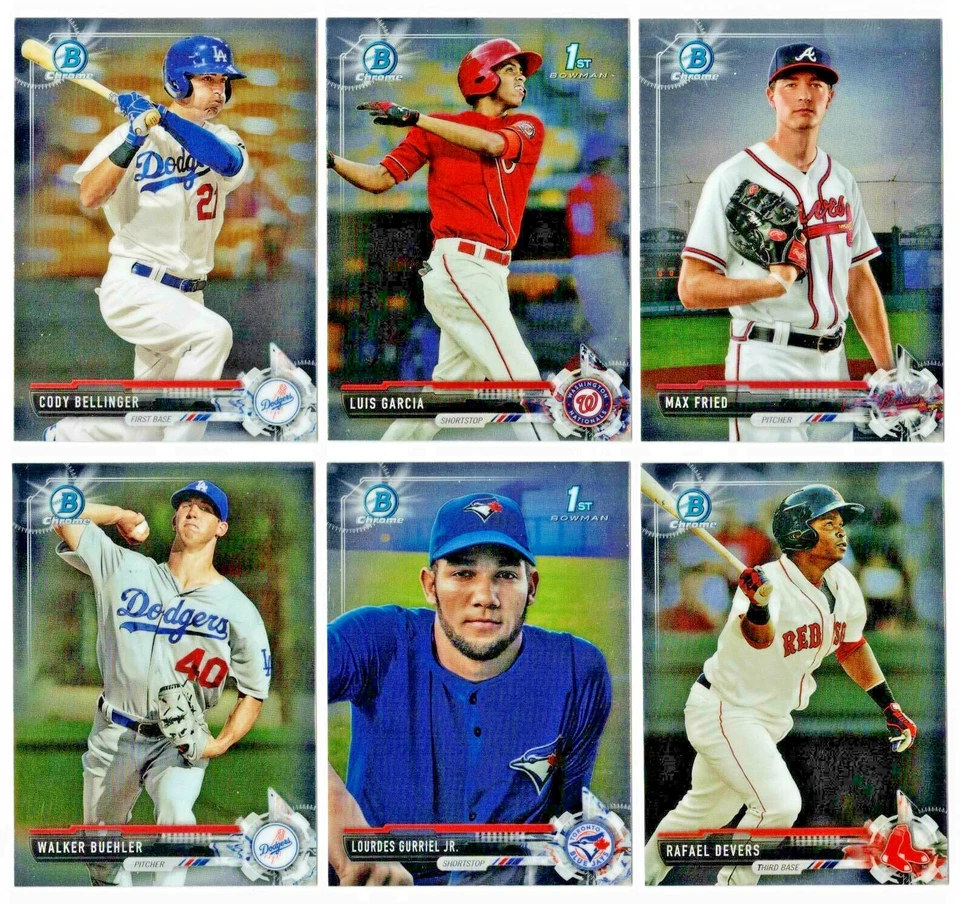 2017 BOWMAN BASEBALL CHROME Prospects #1-250 Buy More & $ave 49¢ Ship YOU PICK! - Image 1 of 1