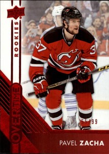 2016-17 Upper Deck Overtime Red #51 Pavel Zacha /99