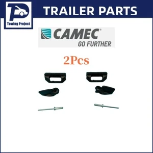 2 Pcs Camec Caravan Windout Window Thumb Lock Slide Lock With Rivet RV 010196 - Picture 1 of 5