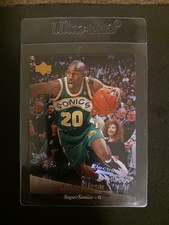 1995-96 Upper Deck - Electric Court #17 Gary Payton