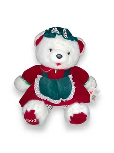 1992 VTG Fairview The Christmas Bear Family Teddy Bear Sis Plush Doll 20" Tags - Picture 1 of 8