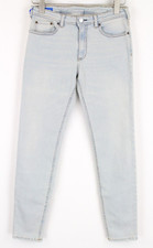 ACNE STUDIOS Climb LT Blue W30/L34 Women Jeans Skinny Fit Stretch Bla Konst_