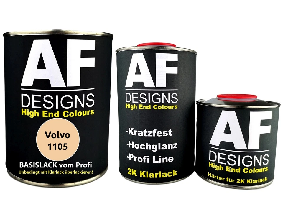 2,5L Basislack Autolack Set Volvo 1105 Light Beige spritzfertig mit Klarlack - Bild 1 von 1