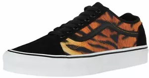 Entrenadores de patinaje de gamuza y lona Vans UA antiguos con estampado de tigre Vans UA - Imagen 1 de 7