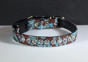 Cuello de Seguridad Gatito Estrás Diseños Damasco Teléfono Genuino ¡Cristal Bling! - Imagen 1 de 28
