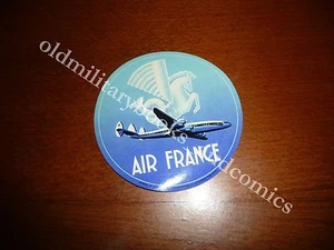 AIR FRANCE 1 VECCHIO ADESIVO AIRLINE STICKER ALT FLUGLINIE AUFKLEBER 1950? - Picture 1 of 1