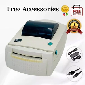 Zebra LP2844-Z Direct Thermal Barcode Printer Cutter USB Serial 1 YR WARRANTY - Picture 1 of 12