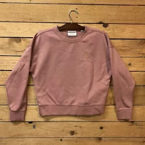 Sudadera Scotch & Soda para mujer M rosa coral talla grande elástica corta - Imagen 1 de 8