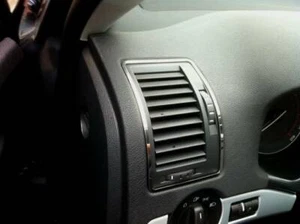 D Skoda Octavia 2 Chrom Rahmen für Lüftungsschacht außen - Edelstahl poliert - Picture 1 of 3