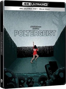POLTERGEIST (1982) Steven Spielberg New 4k Ultra HD + Blu Ray Ltd Ed Steelbook - Picture 1 of 1