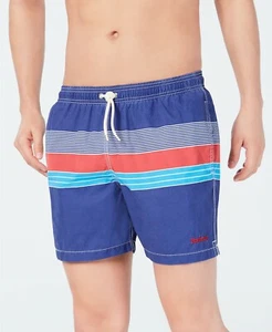 Barbour Men's Rydal Striped Drawsting Waist Swim Shorts Bathing Suit, 2XL or SM - Picture 1 of 4