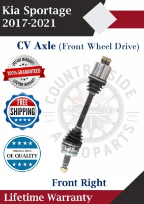 Nuevo eje CV delantero derecho OE para Kia Sportage 2017-2021 2x2 garantía de por vida Foto 1 de 4