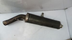 BMW R 1200 GS 2004 2005 REAR SILENCER CARBON SBK USED GOOD CONDITION
