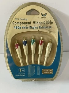 Wii Gaming Component Video Cable 480p Video Display Resolution NEW - Picture 1 of 2